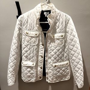 Crown & Ivy, quilted barn jacket,  petite small